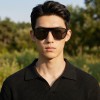 Occhiali da Vista Rettangolari con Clip Neri da Uomo - FE-CA702 | Foureyes Collection