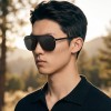 Occhiali da Vista Rettangolari con Clip Neri da Uomo - FE-CA702 | Foureyes Collection