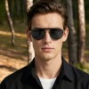 Occhiali da Vista Aviatore con Clip Neri da Uomo - FE-CM501 | Foureyes Collection