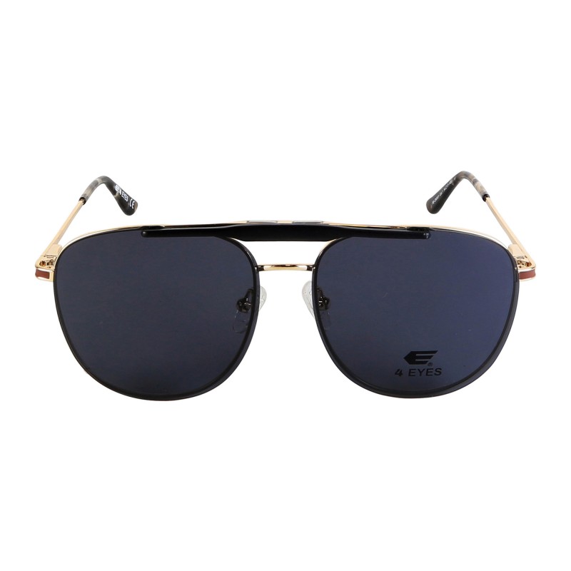 Occhiali da Vista Aviatore con Clip Neri da Uomo - FE-CM501 | Foureyes Collection