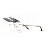 Occhiali da Vista Aviatore con Clip Neri da Uomo - FE-CM501 | Foureyes Collection