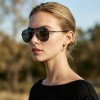 Occhiali da Vista Aviatore con Clip Rossi da Donna - FE-CM501 | Foureyes Collection