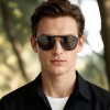 Occhiali da Vista Aviatore con Clip Neri da Uomo - FE-CM501 | Foureyes Collection