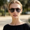 Occhiali da Vista Aviatore con Clip Rossi da Donna - FE-CM501 | Foureyes Collection