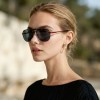 Occhiali da Vista Aviatore con Clip Rossi da Donna - FE-CM501 | Foureyes Collection