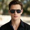Occhiali da Vista Rettangolari con Clip Neri da Uomo - FE-CM502 | Foureyes Collection