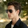 Occhiali da Vista Rettangolari con Clip Neri da Uomo - FE-CM502 | Foureyes Collection