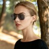 Occhiali da Vista Rettangolari con Clip Oro da Donna - FE-CM502 | Foureyes Collection