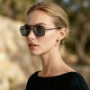 Occhiali da Vista Rettangolari con Clip Oro da Donna - FE-CM502 | Foureyes Collection