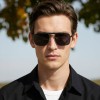 Occhiali da Vista Rettangolari con Clip Neri da Uomo - FE-CM502 | Foureyes Collection