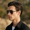 Occhiali da Vista Aviatore con Clip Neri da Uomo - FE-CM503 | Foureyes Collection