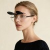Occhiali da Vista Aviatore con Clip Oro da Donna - FE-CM503 | Foureyes Collection