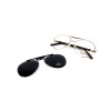 Occhiali da Vista Aviatore con Clip Oro da Donna - FE-CM503 | Foureyes Collection