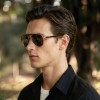 Occhiali da Vista Aviatore con Clip Neri da Uomo - FE-CM503 | Foureyes Collection