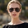 Occhiali da Vista Aviatore con Clip Oro da Donna - FE-CM503 | Foureyes Collection