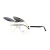 Occhiali da Vista Aviatore con Clip Oro da Donna - FE-CM503 | Foureyes Collection