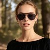 Occhiali da Vista Aviatore con Clip Oro da Donna - FE-CM503 | Foureyes Collection