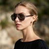 Occhiali da Vista Aviatore con Clip Oro da Donna - FE-CM503 | Foureyes Collection