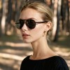 Occhiali da Vista Aviatore con Clip Oro da Donna - FE-CM503 | Foureyes Collection