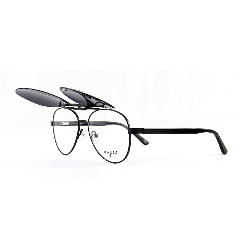 Occhiali da Vista Aviatore con Clip Oro da Donna - FE-CM503 | Foureyes Collection
