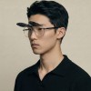 Occhiali da Vista Aviatore con Clip Neri da Uomo - FE-CM504 | Foureyes Collection