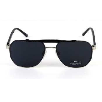 Occhiali da Vista Aviatore con Clip Neri da Uomo - FE-CM504 | Foureyes Collection