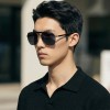 Occhiali da Vista Aviatore con Clip Neri da Uomo - FE-CM504 | Foureyes Collection