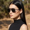Occhiali da Vista Aviatore con Clip Oro da Donna - FE-CM504 | Foureyes Collection