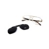 Occhiali da Vista Aviatore con Clip Oro da Donna - FE-CM504 | Foureyes Collection