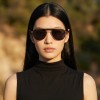 Occhiali da Vista Aviatore con Clip Oro da Donna - FE-CM504 | Foureyes Collection