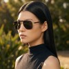 Occhiali da Vista Aviatore con Clip Oro da Donna - FE-CM504 | Foureyes Collection