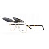 Occhiali da Vista Aviatore con Clip Oro da Donna - FE-CM504 | Foureyes Collection