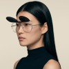 Occhiali da Vista Aviatore con Clip Oro da Donna - FE-CM505 | Foureyes Collection