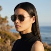 Occhiali da Vista Aviatore con Clip Oro da Donna - FE-CM505 | Foureyes Collection
