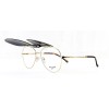 Occhiali da Vista Aviatore con Clip Oro da Donna - FE-CM505 | Foureyes Collection