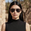 Occhiali da Vista Aviatore con Clip Oro da Donna - FE-CM505 | Foureyes Collection