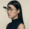 Occhiali da Vista Aviatore con Clip Oro da Donna - FE-CM505 | Foureyes Collection