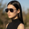 Occhiali da Vista Aviatore con Clip Oro da Donna - FE-CM505 | Foureyes Collection