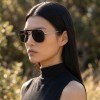 Occhiali da Vista Aviatore con Clip Oro da Donna - FE-CM506 | Foureyes Collection