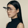 Occhiali da Vista Aviatore con Clip Oro da Donna - FE-CM506 | Foureyes Collection