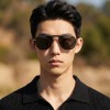 Occhiali da Vista Aviatore con Clip Neri da Uomo - FE-CM506 | Foureyes Collection