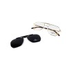 Occhiali da Vista Aviatore con Clip Oro da Donna - FE-CM506 | Foureyes Collection