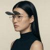 Occhiali da Vista Aviatore con Clip Oro da Donna - FE-CM506 | Foureyes Collection