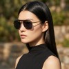 Occhiali da Vista Aviatore con Clip Oro da Donna - FE-CM506 | Foureyes Collection