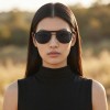 Occhiali da Vista Aviatore con Clip Oro da Donna - FE-CM506 | Foureyes Collection