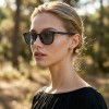 Occhiali da Vista Tondi con Clip Tartarugati da Donna - FE-CU301 | Foureyes Collection