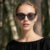 Occhiali da Vista Tondi con Clip Tartarugati da Donna - FE-CU301 | Foureyes Collection