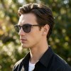 Occhiali da Vista Tondi con Clip Neri da Uomo - FE-CU301 | Foureyes Collection