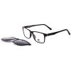 Occhiali da Vista Rettangolari con Clip Tartarugati da Donna - FE-CU302 | Foureyes Collection