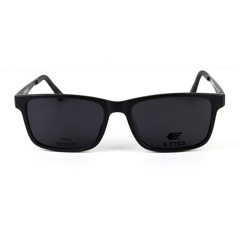 Occhiali da Vista Rettangolari con Clip Tartarugati da Donna - FE-CU302 | Foureyes Collection